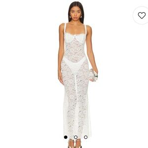 Kaia Slip Dress in White